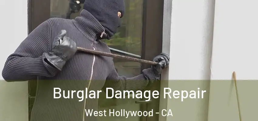  Burglar Damage Repair West Hollywood - CA