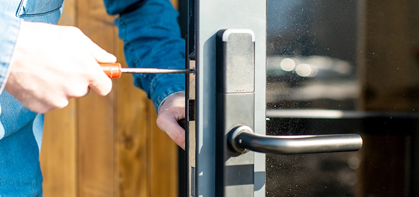 Aluminium Door Lock Replacement in West Hollywood, California