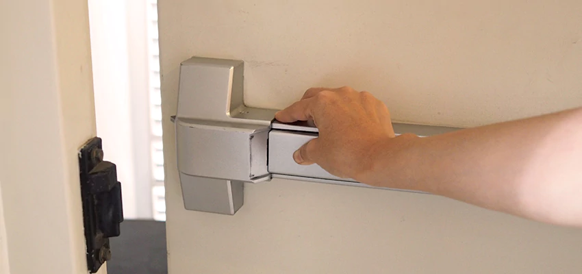 Roller Gate Panic Bar Installation in West Hollywood, California